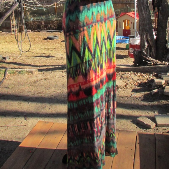 Ella Moss Multicolor Maxi Dress - Picture 4 of 7